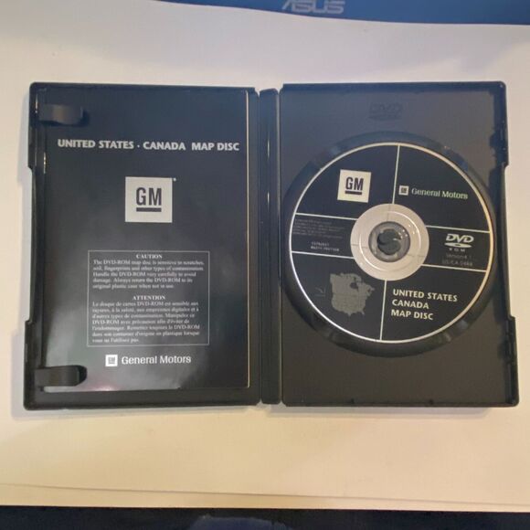 GM Cadillac Navigation Map Disc Version 1.0 Part Number 15906573U 86271-70V850 - Picture 11 of 13